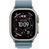 Apple Watch Ultra 3 GPS + Cellular 49mm Natural Titanium Case z paskiem Blue/Bright Blue Trail Loop - M/L