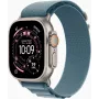 Apple Watch Ultra 3 GPS + Cellular 49mm Natural Titanium Case z paskiem Blue/Bright Blue Trail Loop - M/L
