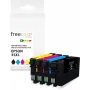 Freecolor Remanufactured Ink Cartridge Multipack for Epson 35XL (Black, Cyan, Magenta, Cyan) + 3x25ml Refill Ink Bottles
