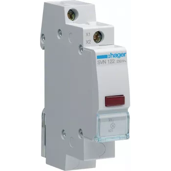 Hager SVN122 Listwa zaciskowa neutralna, 11 przyłączy, 100A, 400V, IP20, niebieska