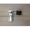 Kłódka szyfrowa Master Lock 7640EURDBLK, szerokość korpusu 40 mm, kabłąk ze stali hartowanej, 4-cyfrowy kod przestawialny, srebrno-szara