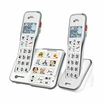 Geemarc AmpliDECT 595-2 Photo Bezprzewodowy Telefon dla Seniorów z Automatyczną Sekretarką - Zestaw Duo