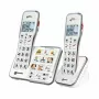 Geemarc AmpliDECT 595-2 Photo Bezprzewodowy Telefon dla Seniorów z Automatyczną Sekretarką - Zestaw Duo