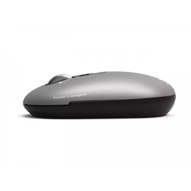PORT Designs PORT Connect Professional PURE Bezprzewodowa Mysz Ładowalna - Optyczna - 4 Przyciski - 2,4 GHz, Bluetooth - Odbiornik USB - Czarny
