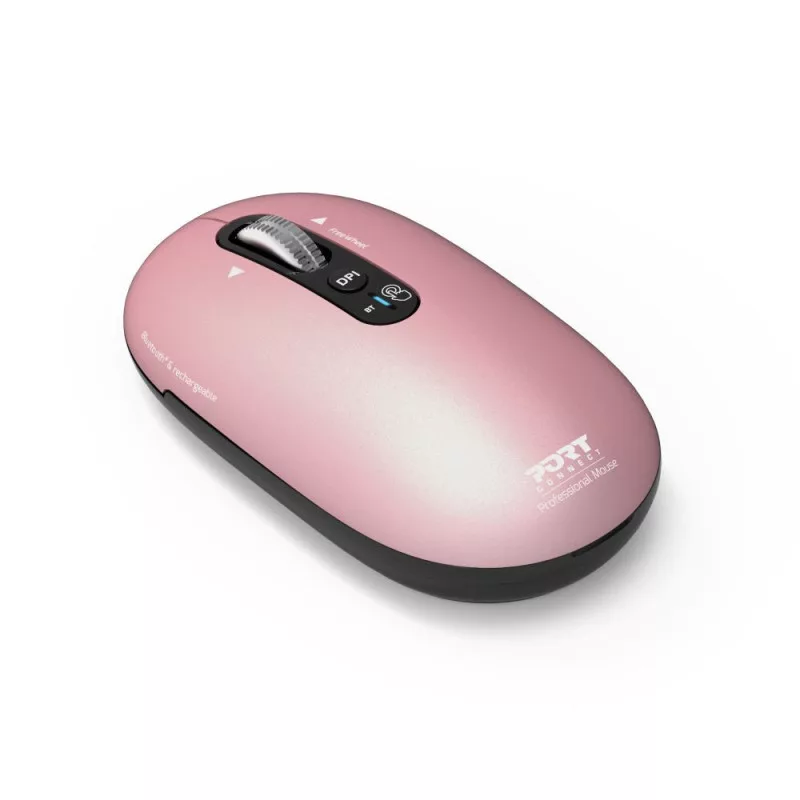 PORT Designs Pure MAC Rechargeable Bluetooth Mouse - Copper Rose - Optical