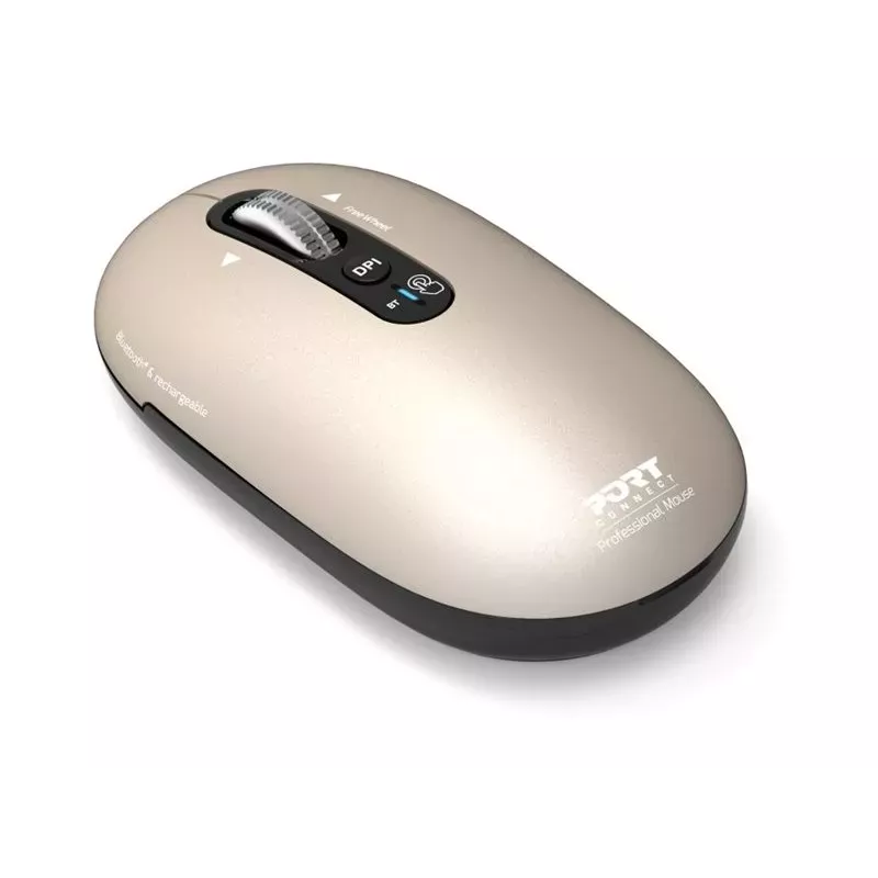 PORT Designs Pure MAC Rechargeable Bluetooth Optical Mouse - Pearl