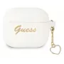 Guess GUA3LSCHSH Etui AirPods 3 Biały Silikon Charm Heart Collection