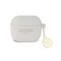 Guess GUA3LSC4EG Silikonowe etui z zawieszką do AirPods 3 (szary) - Kolekcja 4G