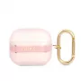 Guess GUA3HHTSP Strap Collection Silikonowe etui na AirPods 3 - Różowy