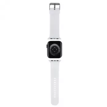 Karl Lagerfeld 3D Rubber Choupette Head Strap do Apple Watch 38/40/41mm - Biały