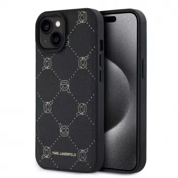 Karl Lagerfeld KLHMP15SPGKHPHK Etui ochronne Karl Head do iPhone 15 6.1 inch Czarny MagSafe
