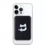 Karl Lagerfeld Power Bank Wireless 5000mAh 15W MagSafe Black Choupette Head Pin KF002167