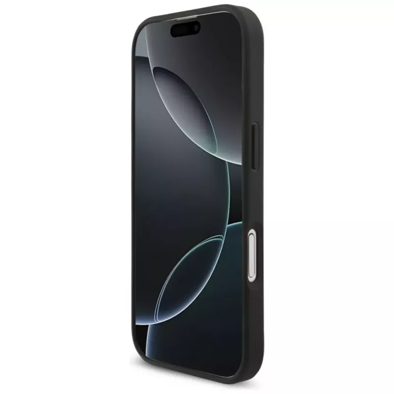 Guess 4G Big Logo Case do iPhone 17 - Czarny
