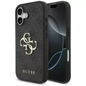 Guess 4G Big Logo Case do iPhone 17 - Czarny