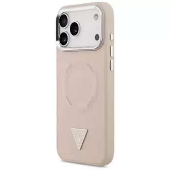 Guess Triangle Logo MagSafe Case do iPhone 17 Pro (Różowy)