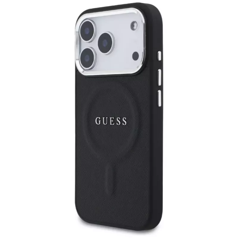 Etui MagSafe Guess Classic Logo dla iPhone 17 Pro czarny
