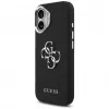 Guess Grained Big 4G Classic Logo Case do iPhone 17, Czarny