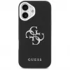 Guess Grained Big 4G Classic Logo Case do iPhone 17, Czarny