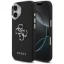 Guess Grained Big 4G Classic Logo Case do iPhone 17, Czarny