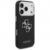 Guess Grained Big 4G Classic Logo Case do Apple iPhone 17 Pro, Czarny