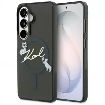 Karl Lagerfeld IML KC Script MagSafe Case do Samsung Galaxy S24 Ultra Czarny