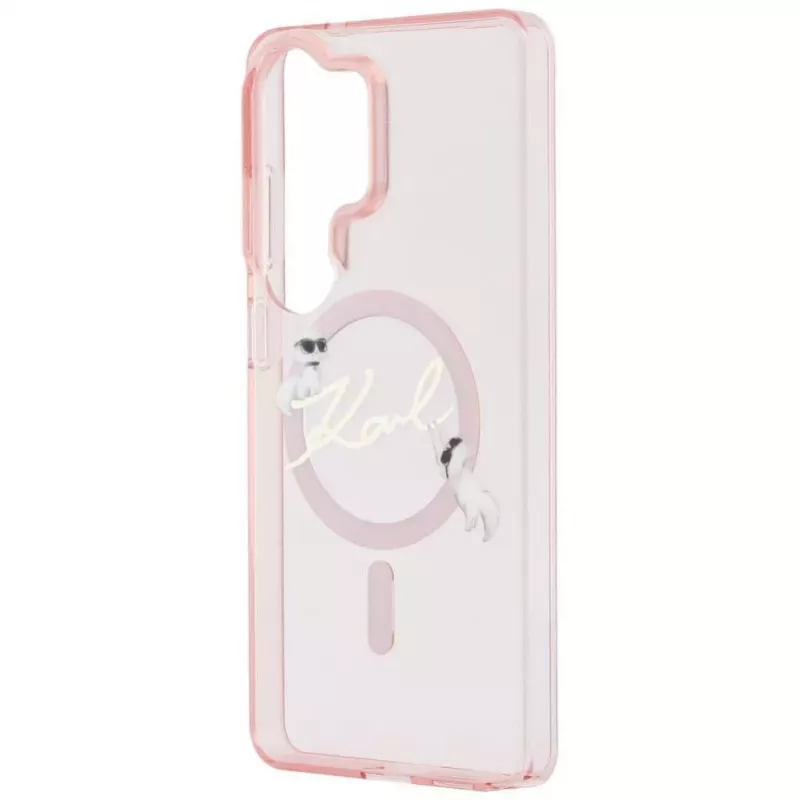 KARL LAGERFELD IML KC Script MagSafe Case do Samsung Galaxy S26 Ultra, Różowy