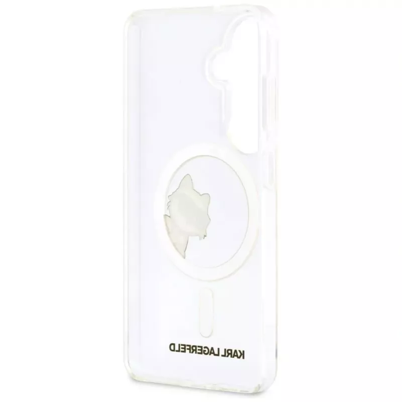 KARL LAGERFELD IML Peekaboo Choupette MagSafe Case do Samsung Galaxy S26, przezroczysty