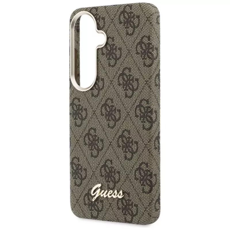 Guess 4G Script MagSafe Case do Samsung Galaxy S26 (Brązowy)