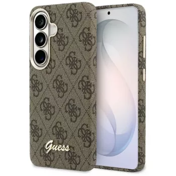 Guess 4G Script MagSafe Case do Samsung Galaxy S26 (Brązowy)