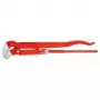 Klucz do rur regulowany KNIPEX Typ S 0.5 - 10 cali (250 mm) - Stal chromowo-wanadowa elektryczna - Malowany proszkowo na czerwono