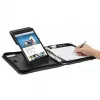 WEDO Organizer ELEGANCE - Zamykane etui na tablet - Skóra syntetyczna, nylon teksturowany - Czarny - 10.5