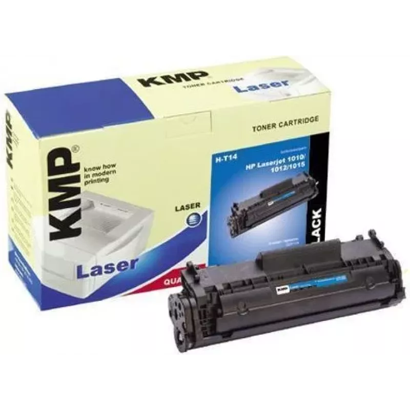 KMP LaserPrint Black Kompatybilny wkład tonerowy (alternatywa dla HP Q2612A) do HP LaserJet 1010, 1012, 1015, 1018, 1020, 1022, 3015, 3020, 3030, 3050, 3052, 3055