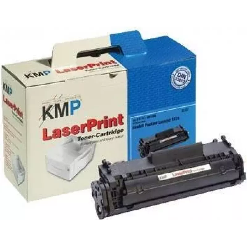 KMP LaserPrint Black Kompatybilny wkład tonerowy (alternatywa dla HP Q2612A) do HP LaserJet 1010, 1012, 1015, 1018, 1020, 1022, 3015, 3020, 3030, 3050, 3052, 3055