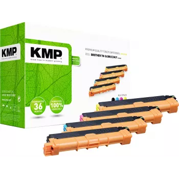 KMP Toner Multipack Kompatybilny z Brother TN-243 Black, Cyan, Magenta, Yellow