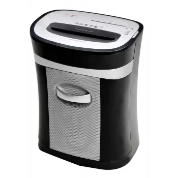 Niszczarka dokumentów Genie 1501 XCD, cięcie krzyżowe, 10 arkuszy, 21 L, czarno-srebrna