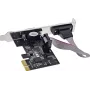 Longshine LCS-6321M PCI Express x1 2-Port RS232 Serial I/O Card z niskoprofilowym wspornikiem