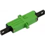 SYNERGY21 E-2000 APC Simplex Pigtail, Single-mode, 2m, PVC, Ceramic Ferrule, Green Connector