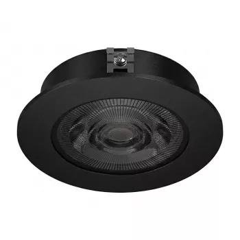 SYNERGY21 LED Recessed Ceiling Spotlight Helios Black Round Neutral White