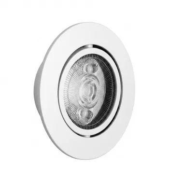 SYNERGY21 LED Recessed Ceiling Spot Helios White - Round + Tilting - Neutral White 4000K 5W 400lm