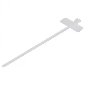 Synergy21 ALLNET 19zbh Opaski kablowe z polem do oznaczania, 100x2,5mm, 100 sztuk, przezroczyste