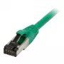 Przewód krosowy Synergy21 RJ45, CAT8.1 2000MHz, 1.0m, Zielony, S-STP (S/FTP), TPE/LSZH (SuperFlex), AWG26