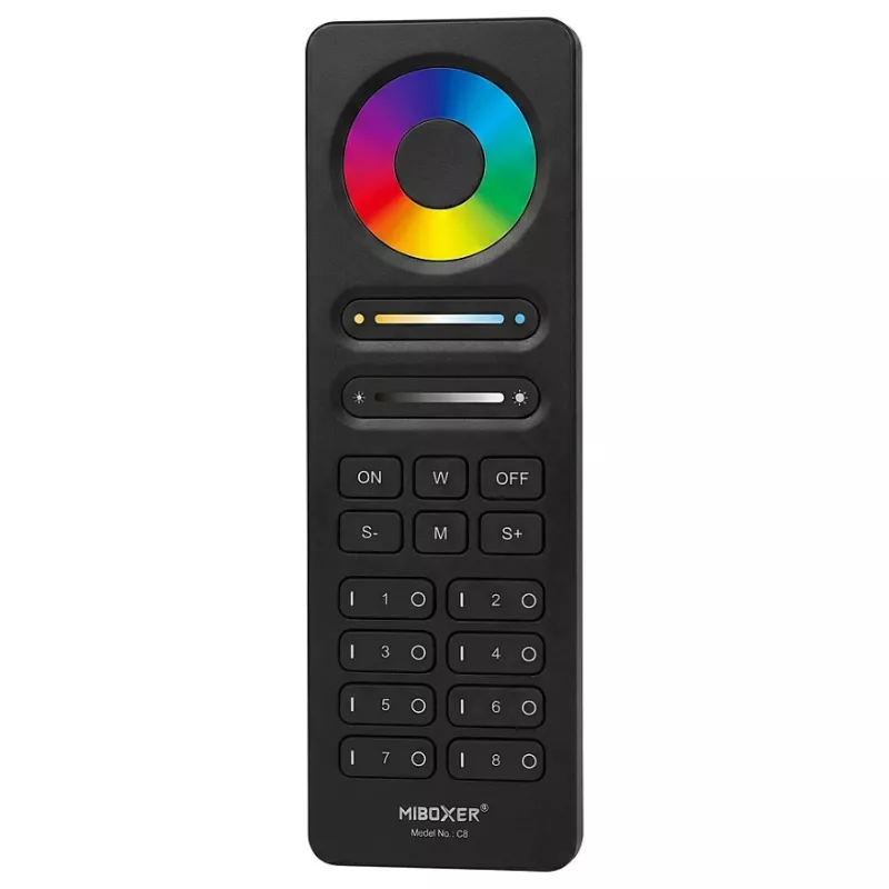Miboxer Synergy 21 Pilot LED 2.4GHz 8-Stref RGB+CCT Czarny (C8-B)