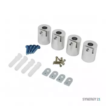 Synergy 21 Zestaw ramy montażowej powierzchniowej Cylinder do paneli LED V1 i V2 Biały