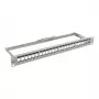 Synergy 21 Keystone Patch Panel 19 Cal 24 Port 1U Niezaładowany Jasnoszary Głębokość 94 mm