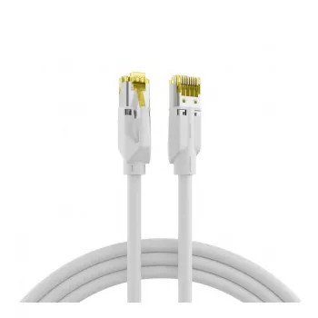EFB-Elektronik RJ45 Patch Cable Cat.6A S/FTP LSZH Draka UC900 TM31 White 0.15m