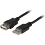 EFB-Elektronik USB 2.0 Extension Cable A-A Male to Female 0.5m Black Classic