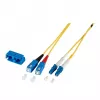 EFB Duplex Jumper LC-SC OS2 9/125µm 3m LSZH 2mm Green
