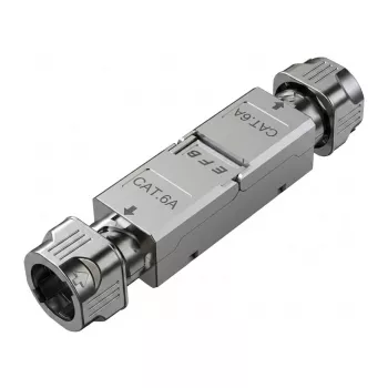 EFB Cat.6A/Cat.7/Cat.7A Slimline Shielded Keystone Coupling Module RJ45 Female to Female