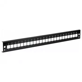 EFB Panel przedni 24xE2000 Duplex, E2000 Compact (RDM) wersja prosta, czarny