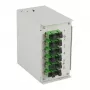 EFB DIN Rail Box OS2 G652D 12xSC/APC Pigtail Offset 6x SC/APC Duplex Coupler